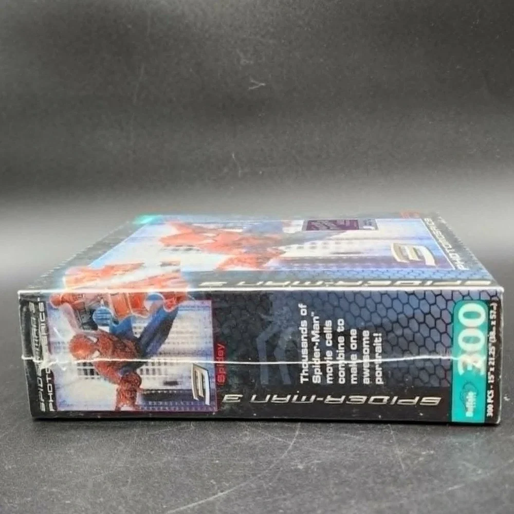Buffalo Games Blue Spider-Man 3 Photomosaics 300 Piece  Puzzle Marvel Movie